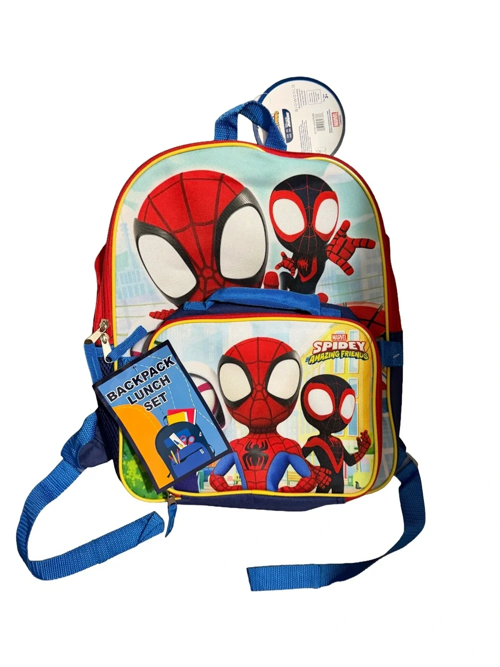 Spider-Man Kids Backpack Lunch Set